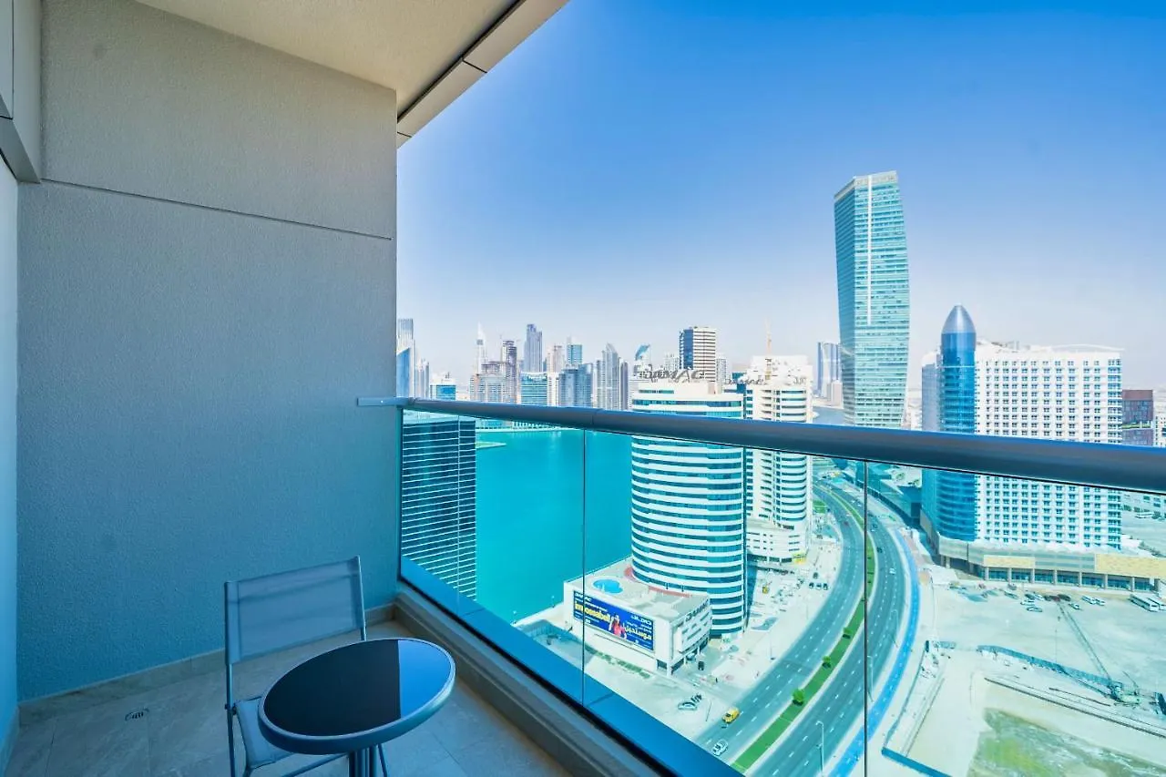 Primestay - Elite Residence Studio In Business Bay, Burj Khalifa View Dubai